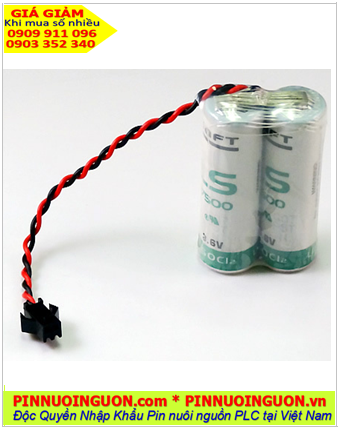 NACHI BAT06; Pin nuôi nguồn PLC NACHI BAT06 lithium 3.6v 7200mAh _Made in Japan 